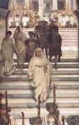 Alma-Tadema, Sir Lawrence The Triumph of Titus: AD 71 (mk23) oil painting